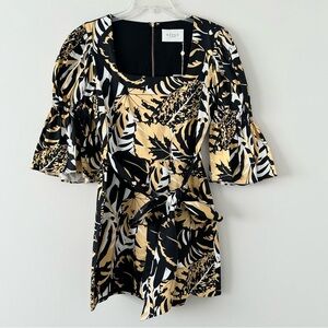 Azulu Columbia Senegal Romper in Safari Leaves